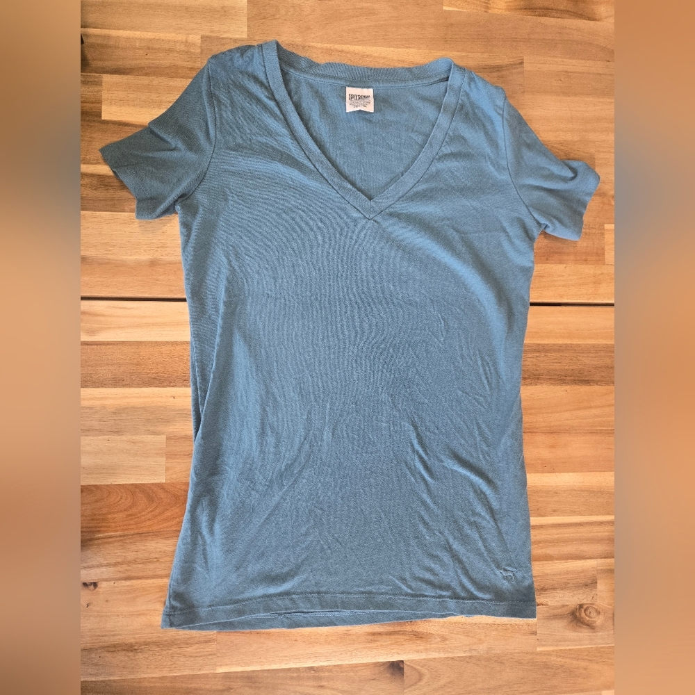 Victoria's Secret PINK Casual V Neck T Shirt